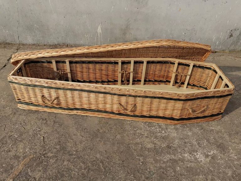 Traditional woven coffin upgraded