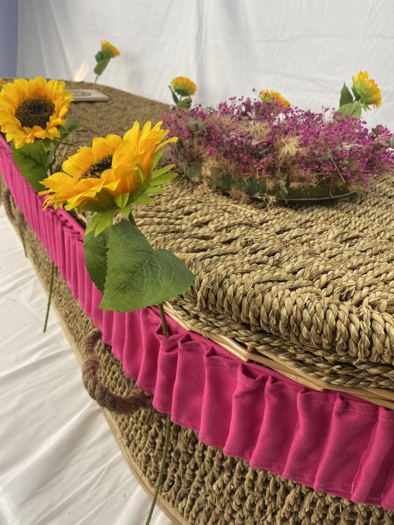 HANDCRAFTED WICKER FUNERAL COFFINS